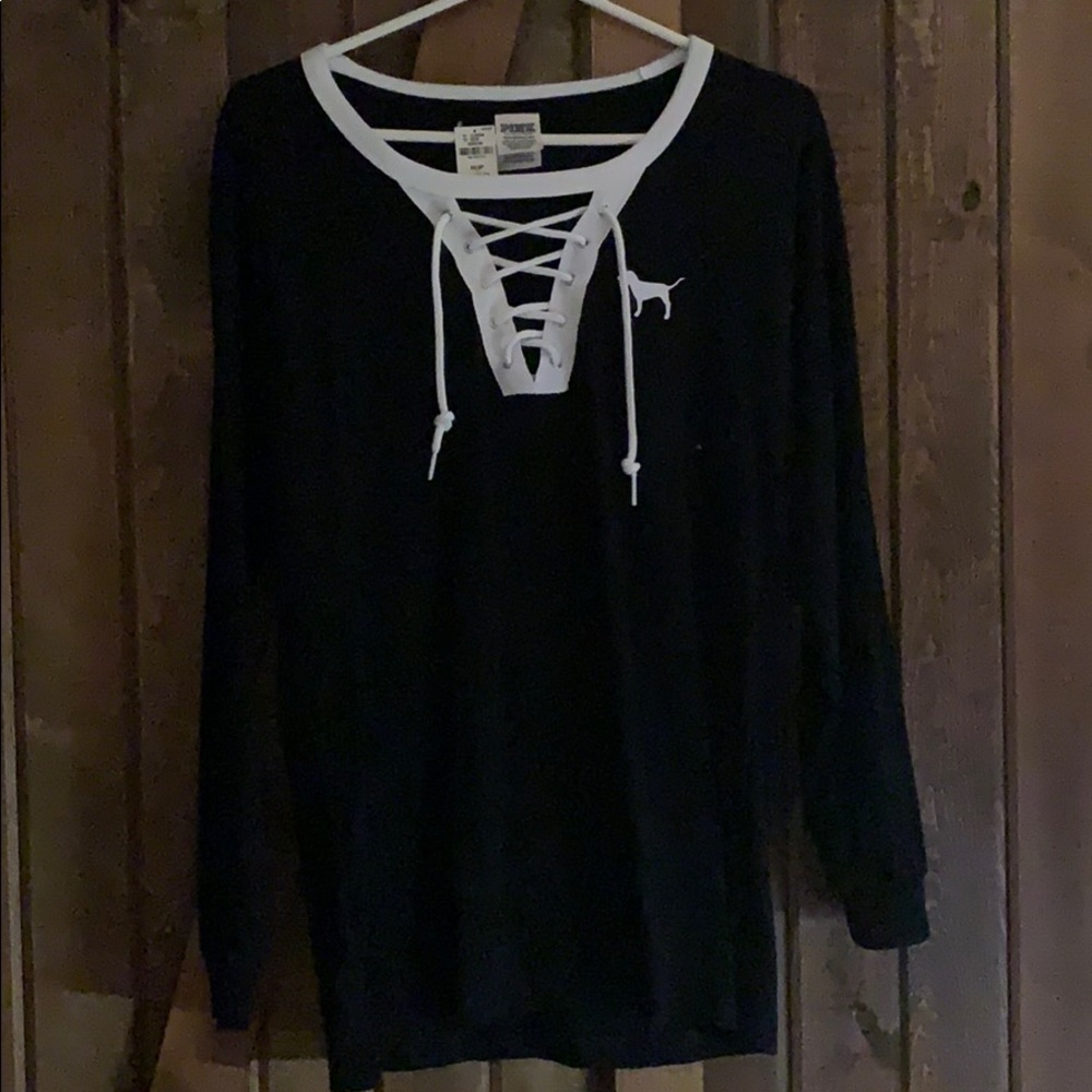 Long sleeve pink shirt